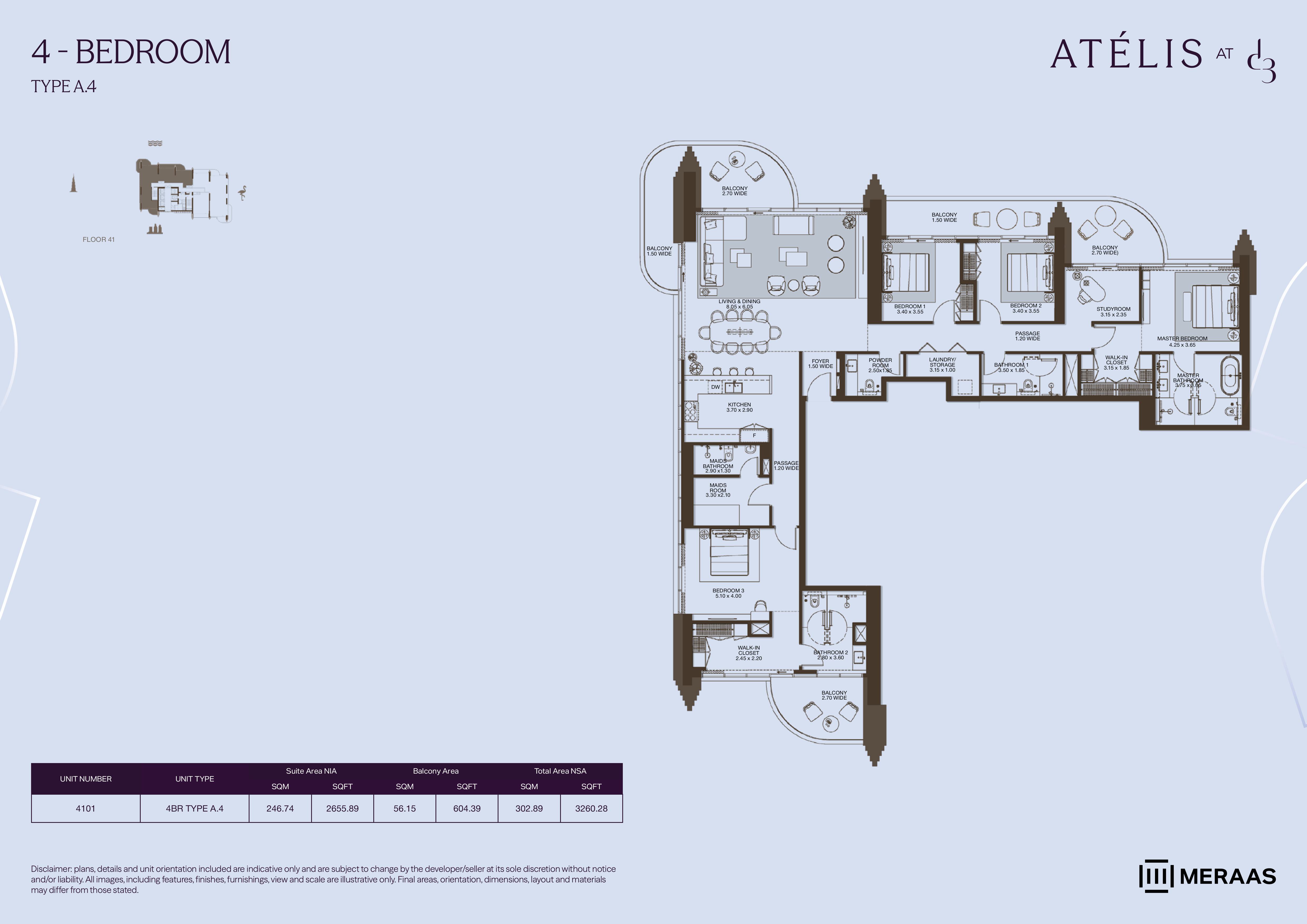 Type A Floor Plan