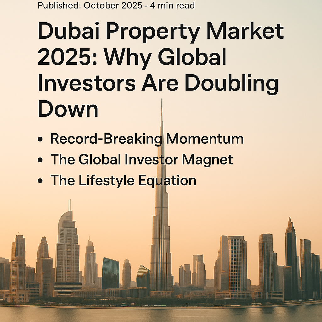 Dubai Property Market 2025: Why Global Investors Are Doubling Down